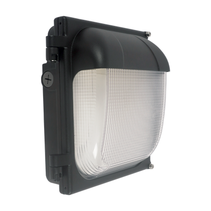 Luxrite LR40580 60W Micro Wallpack CCT & Wattage Selectable - Photocell Sensor