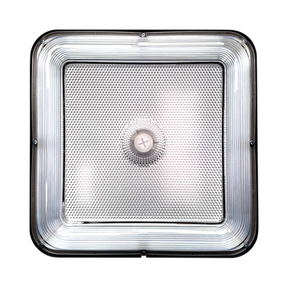 Luxrite LR40719 100W Garage Canopy - 3CCT & Wattage Selectable Sensor Adapter Ready