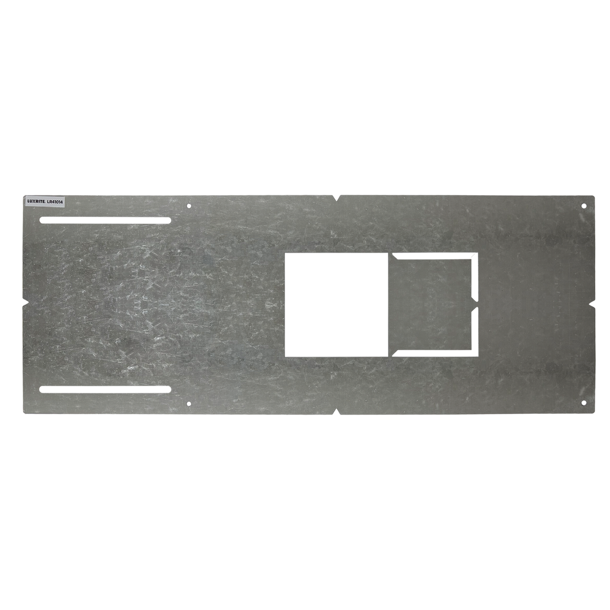 Luxrite LR41014 New Construction Mounting Plate 2 Sizes Square