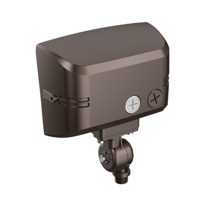 Luxrite LR41370 35W Universal Flood Light Knuckle Mount - 3CCT/3 WATT/3 Beam Angle Selectable