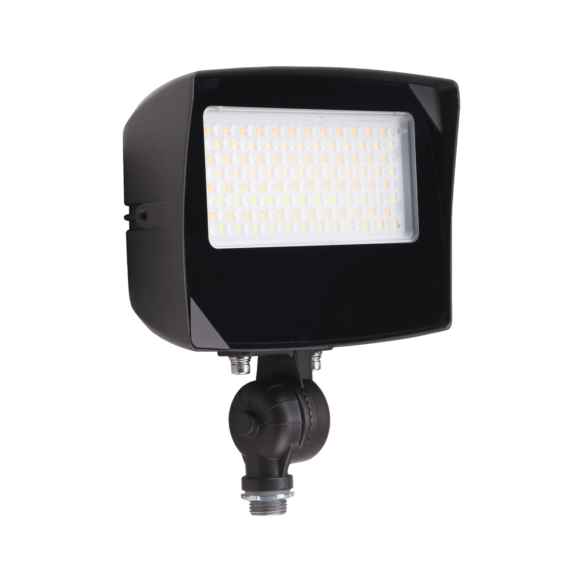 Luxrite LR41370 35W Universal Flood Light Knuckle Mount - 3CCT/3 WATT/3 Beam Angle Selectable