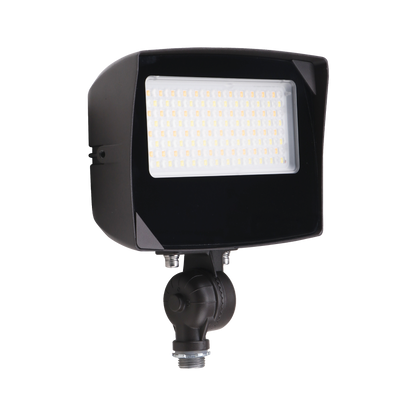 Luxrite LR41370 35W Universal Flood Light Knuckle Mount - 3CCT/3 WATT/3 Beam Angle Selectable