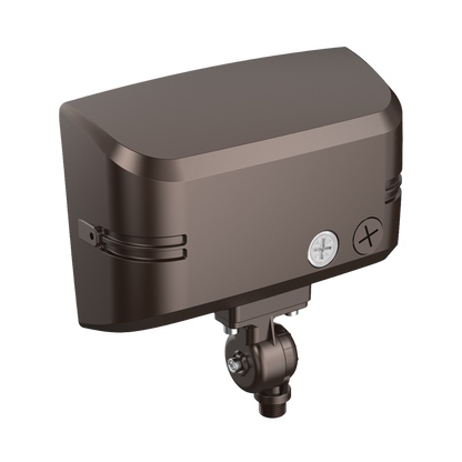 Luxrite LR41371 60W Universal Flood Light Knuckle + Trunnion Mount - 3CCT/3 WATT/3 Beam Angle Selectable