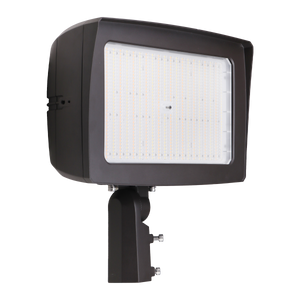 Luxrite LR41378 300W Universal Flood Lightknuckle Mount - 3CCT/3 WATT/3 Beam Angle Selectable
