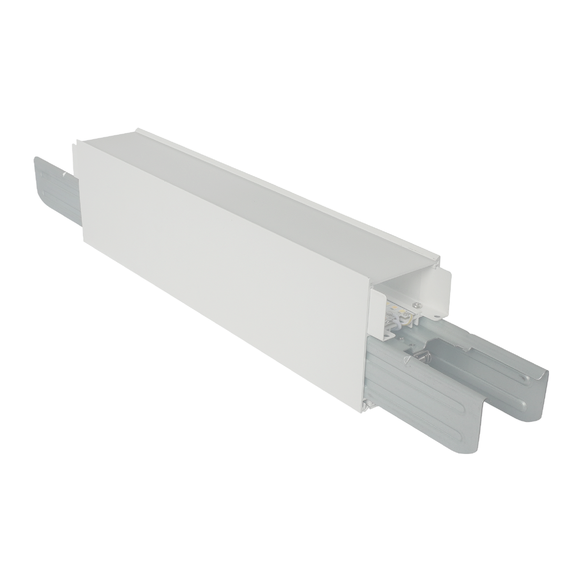 Luxrite LR42600 Architectural Linkable Linear 12" Connector - White Finish