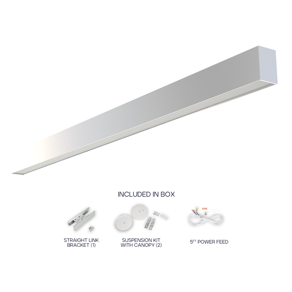 Luxrite LR42612 6' Architectural Linkable Linear 3 CCT/3 Wattage/up-down Selectable - White