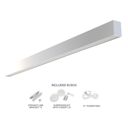 Luxrite LR42612 6' Architectural Linkable Linear 3 CCT/3 Wattage/up-down Selectable - White