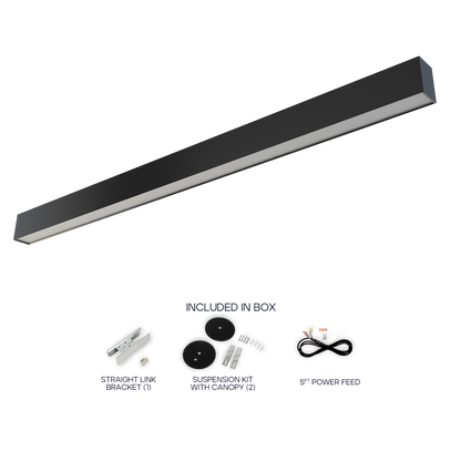Luxrite LR42613 6' Architectural Linkable Linear 3 CCT/3 Wattage/up-down Selectable - Black
