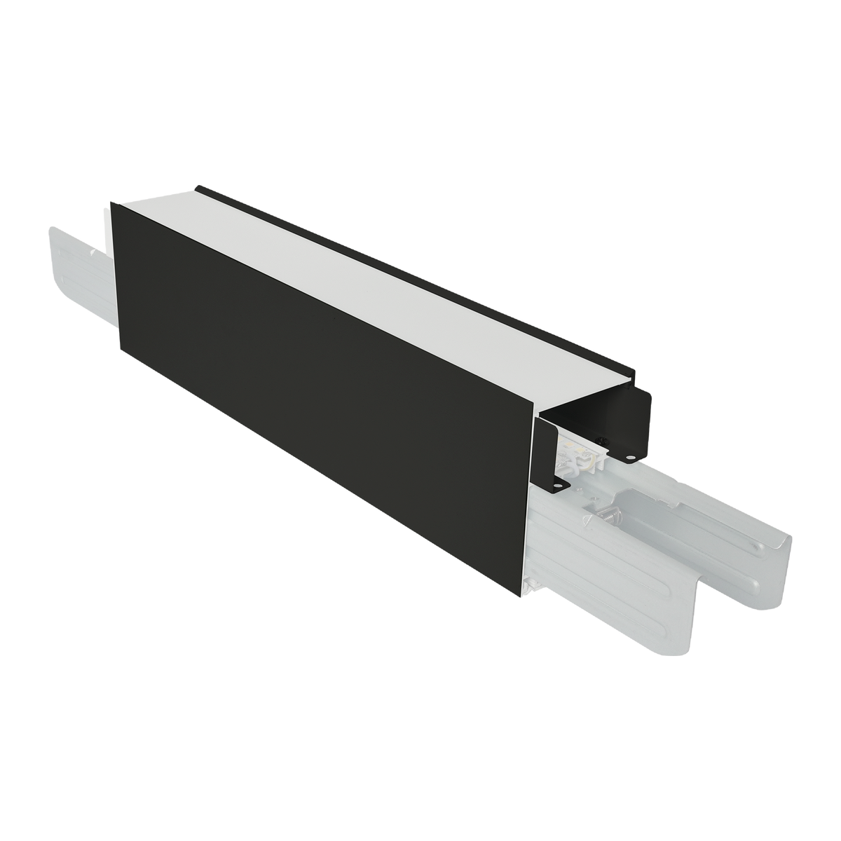 Luxrite LR42618 Architectural Linkable Linear 4" Connector - Black Finish