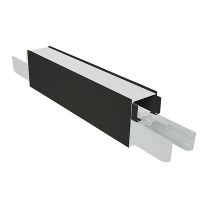 Luxrite LR42618 Architectural Linkable Linear 4" Connector - Black Finish