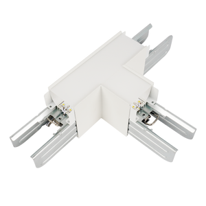 Luxrite LR42624 Architectural Linkable Linear T-connector - White Finish
