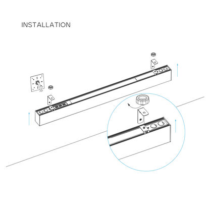 Luxrite LR42630 Architectural Linkable Linear - "l" Wall Mount Kit