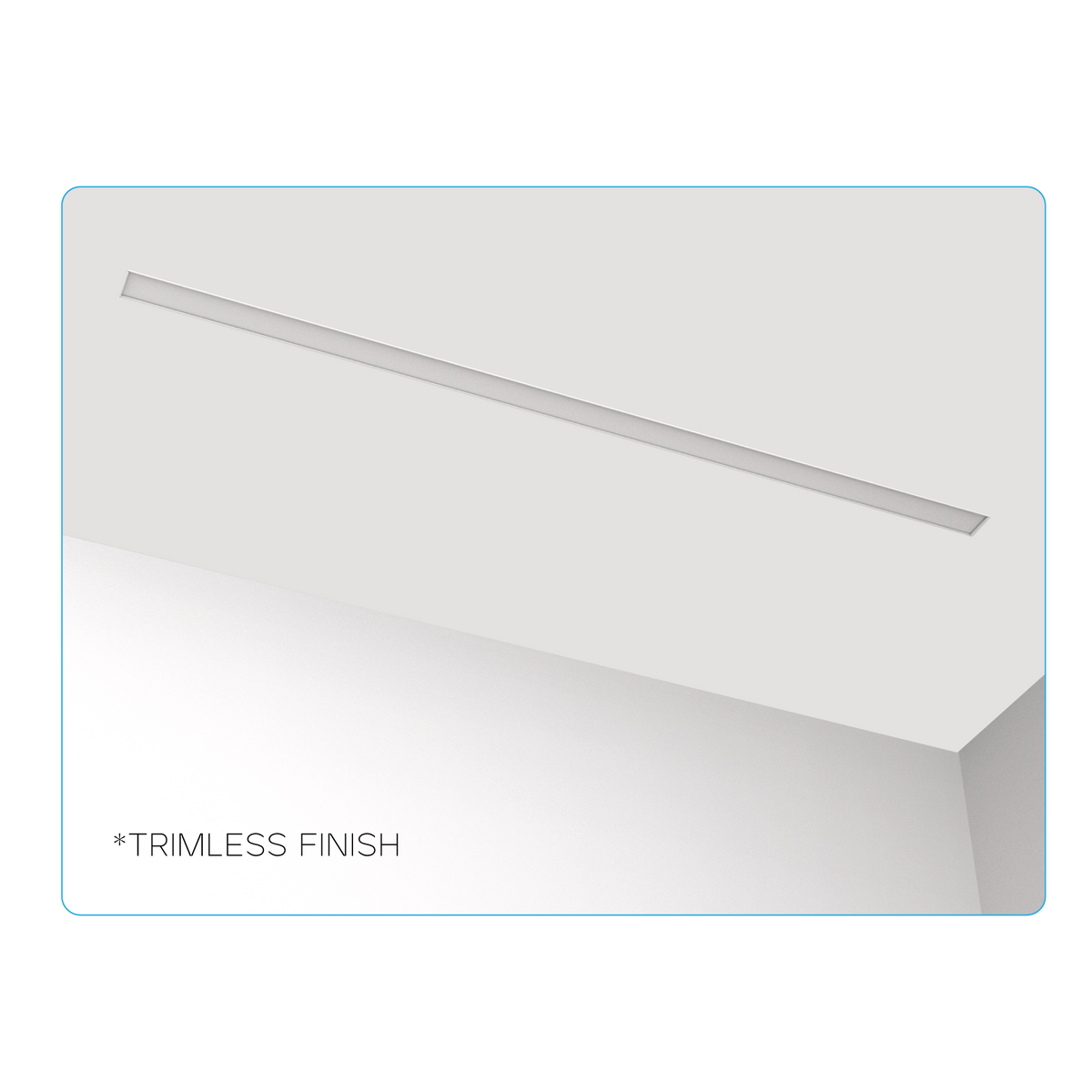 Luxrite LR42656 Architectural Linkable Linear - 4' Trimless Mount Kit