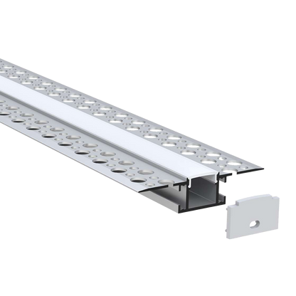 Luxrite LR43090 96" Recessed 0.55" Plaster-in Channel