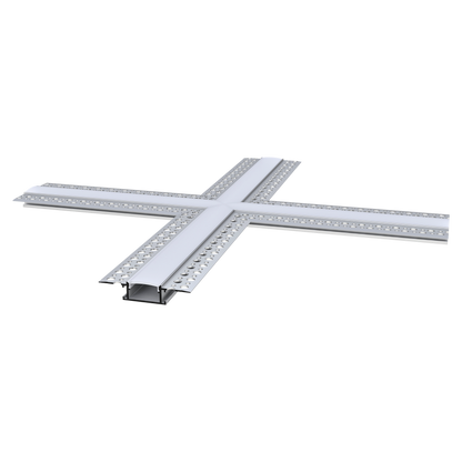 Luxrite LR43101 Recessed 0.82" Plaster-in X-connector