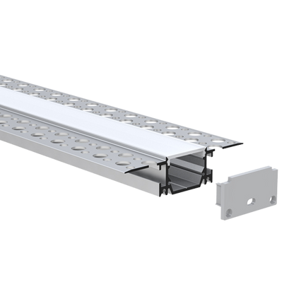 Luxrite LR43110 96" Recessed 0.88" Plaster-in Channel
