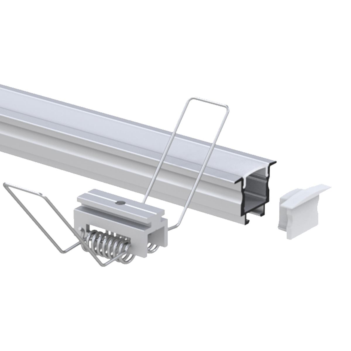 Luxrite LR43160 96" Recessed 0.48" Channel