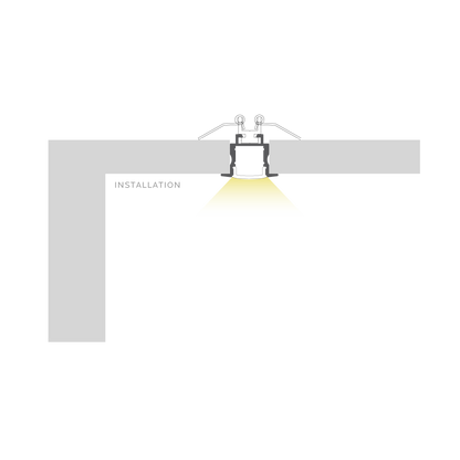 Luxrite LR43160 96" Recessed 0.48" Channel