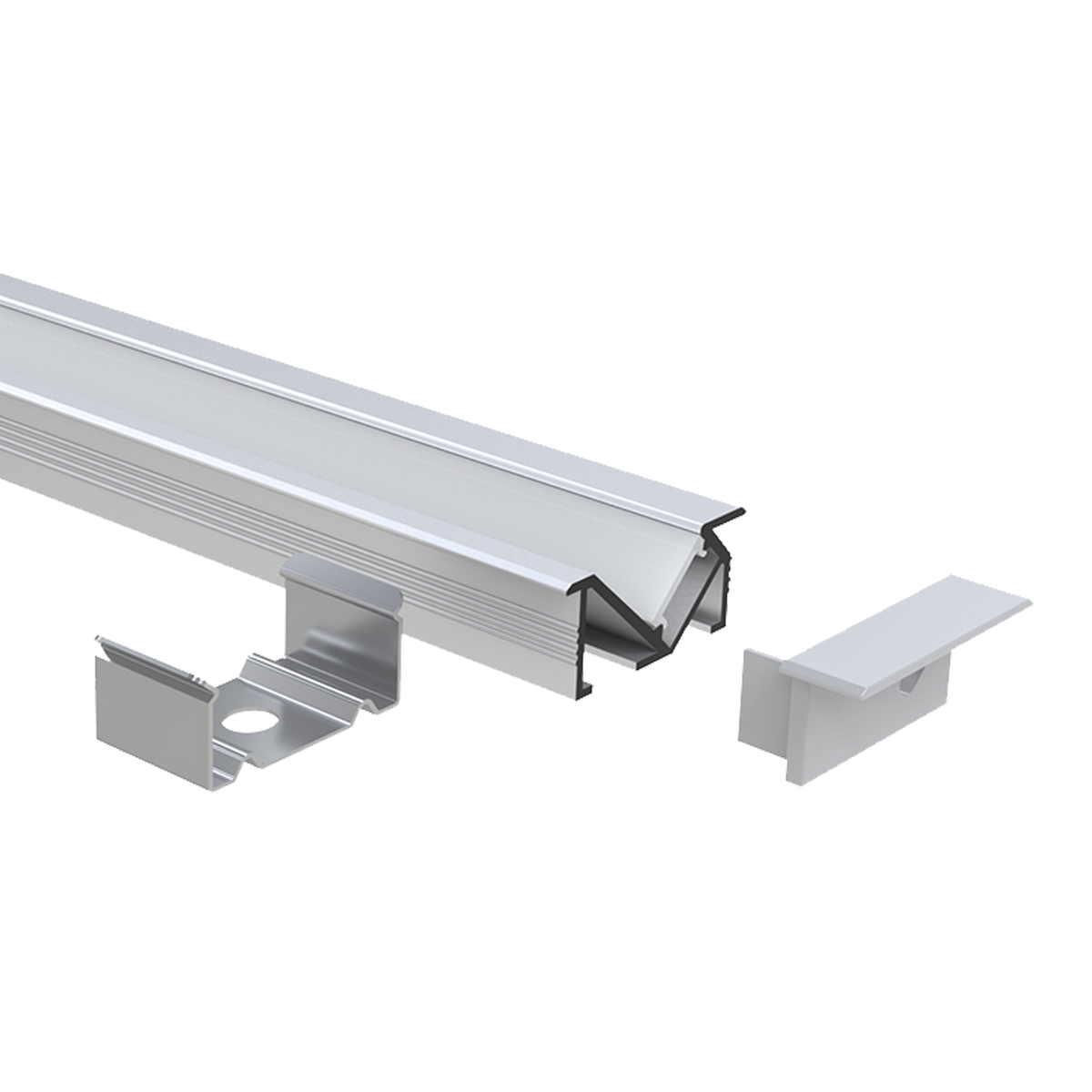 Luxrite LR43180 96" Recessed 0.33" Channel