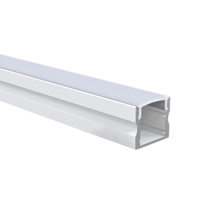 Luxrite LR43222 96" Surface Mount 0.48" Channel - White Finish