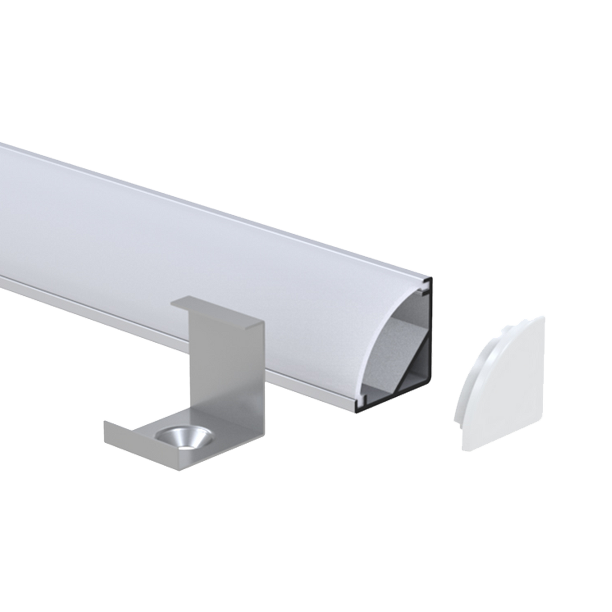 Luxrite LR43290 96" Corner Mount 0.41" Channel