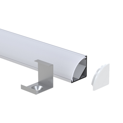 Luxrite LR43290 96" Corner Mount 0.41" Channel