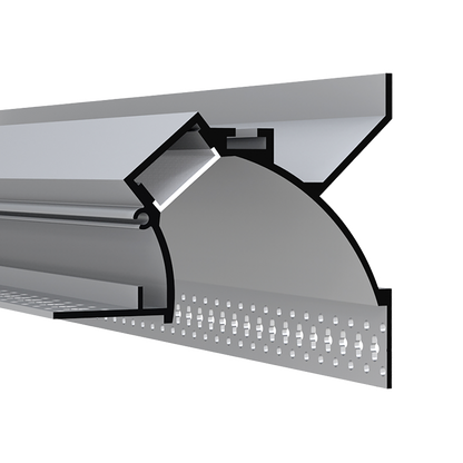 Luxrite LR43350 Seamless Wallwash “Floating Ceiling” Corner Channel