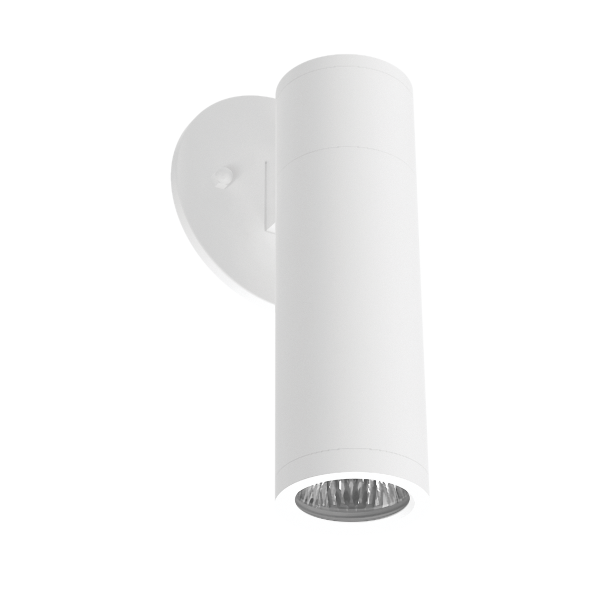 Luxrite LR43725 2.5" Cylinder System - 1 Head Wall Mount Kit White Finish