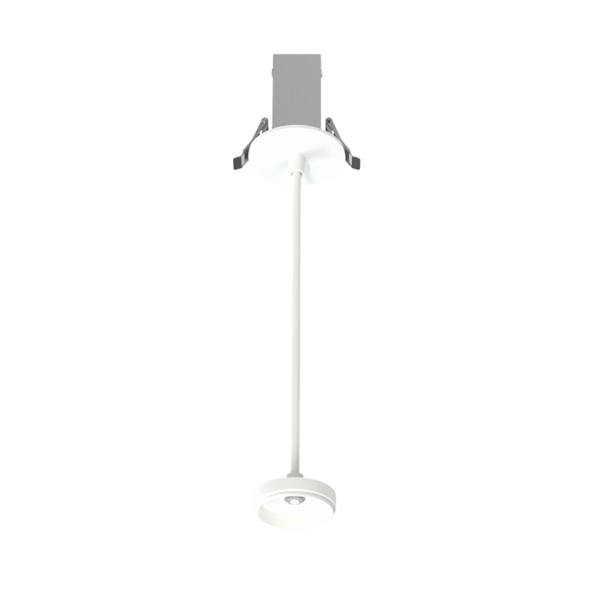 Luxrite LR43731 2.5" Cylinder System - Recessed Mount 8' Cable White Finish