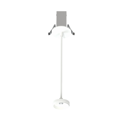 Luxrite LR43731 2.5" Cylinder System - Recessed Mount 8' Cable White Finish