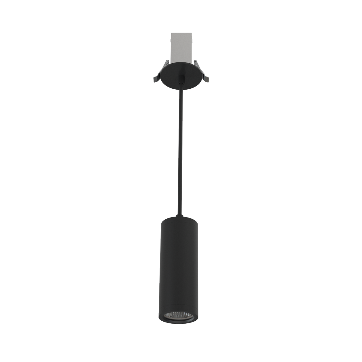 Luxrite LR43732 2.5" Cylinder System - Recessed Mount 8' Cable Black Finish