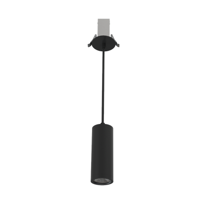 Luxrite LR43732 2.5" Cylinder System - Recessed Mount 8' Cable Black Finish