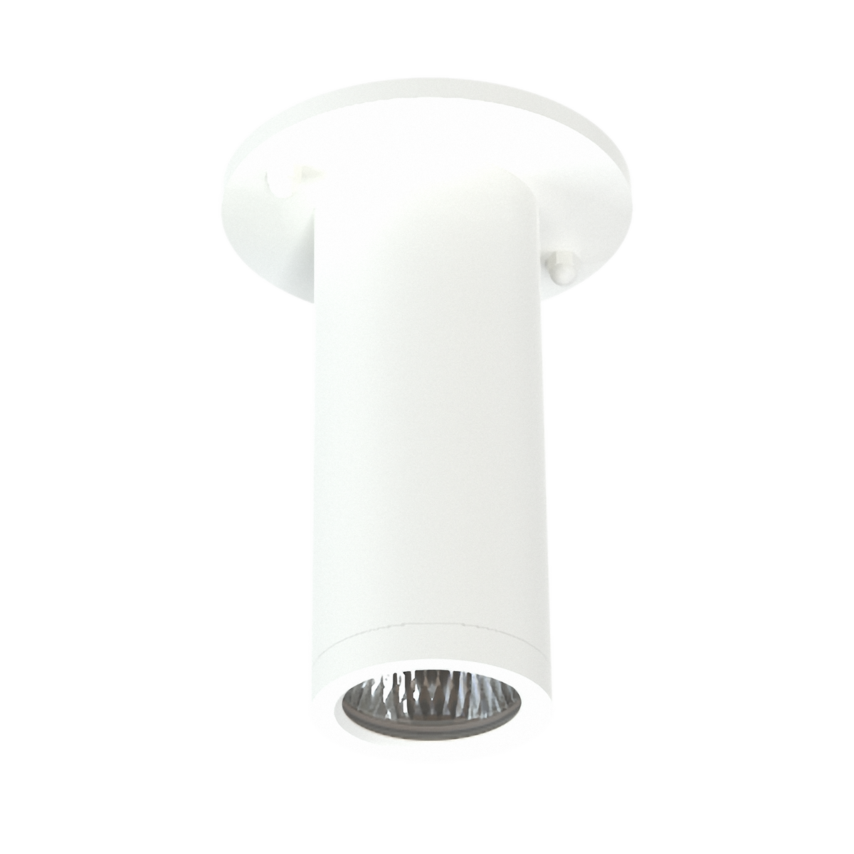 Luxrite LR43733 2.5" Cylinder System - Surface Mount Plate White Finish
