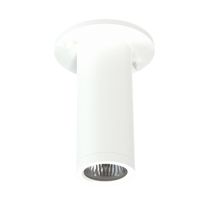 Luxrite LR43733 2.5" Cylinder System - Surface Mount Plate White Finish