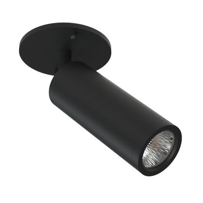 Luxrite LR43736 2.5" Cylinder System - Surface Mount Monopoint Black Finish