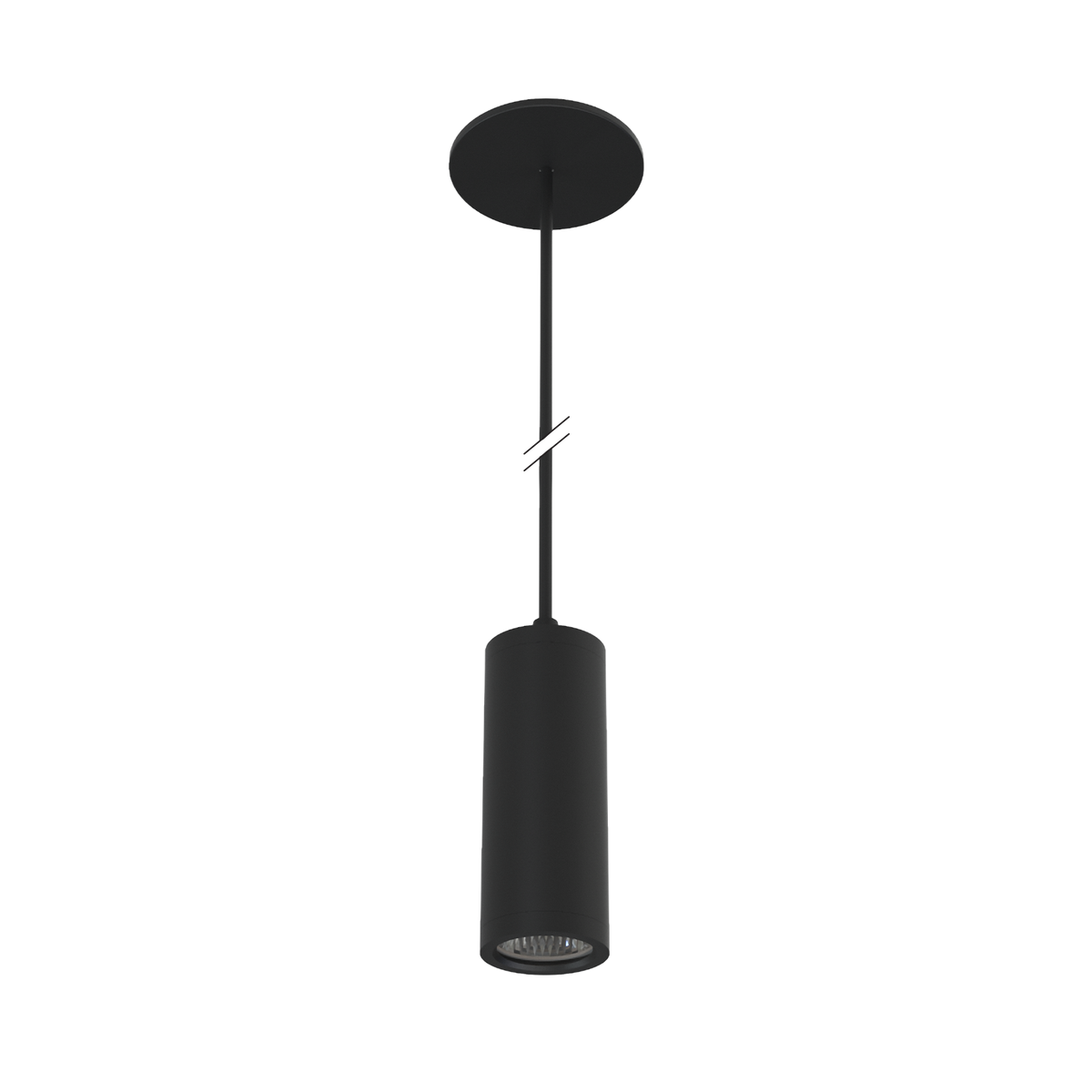 Luxrite LR43752 2.5" Cylinder System - Surface Mount 8' Cable Black Finish