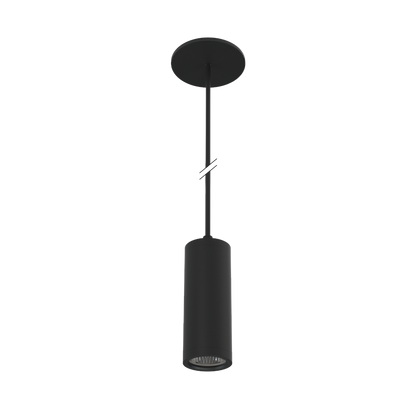 Luxrite LR43752 2.5" Cylinder System - Surface Mount 8' Cable Black Finish