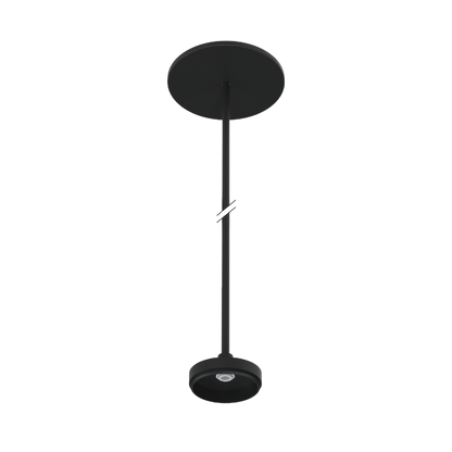 Luxrite LR43752 2.5" Cylinder System - Surface Mount 8' Cable Black Finish