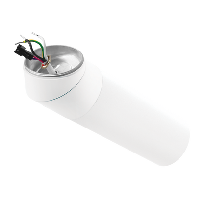 Luxrite LR43753 2.5" Cylinder System - 45º Adjustable Extender White Finish