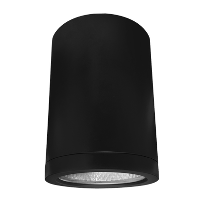 Luxrite LR43781 35W 4.5" Cylinder System - 5 CCT Selectable Dual Dimming/universal Voltage - Black Finish