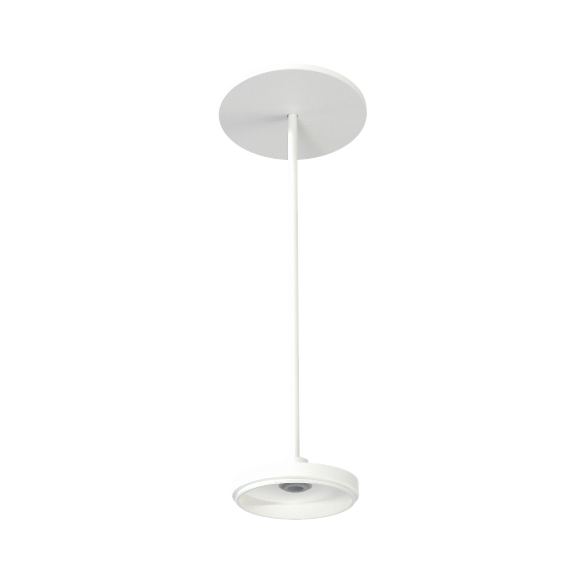 Luxrite LR43785 4.5" Cylinder System - Surface Mount 8' Cable White Finish