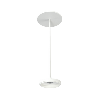 Luxrite LR43785 4.5" Cylinder System - Surface Mount 8' Cable White Finish