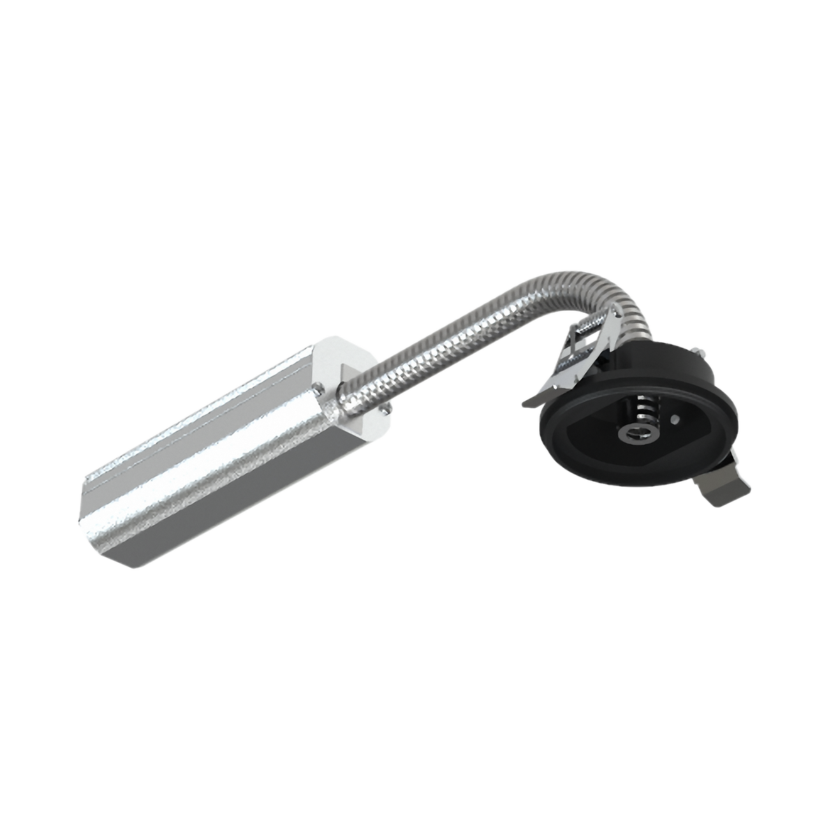 Luxrite LR43791 4.5" Cylinder System - Trimless Mount Black Finish