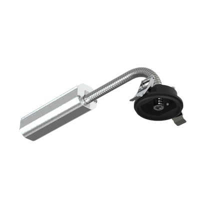 Luxrite LR43791 4.5" Cylinder System - Trimless Mount Black Finish