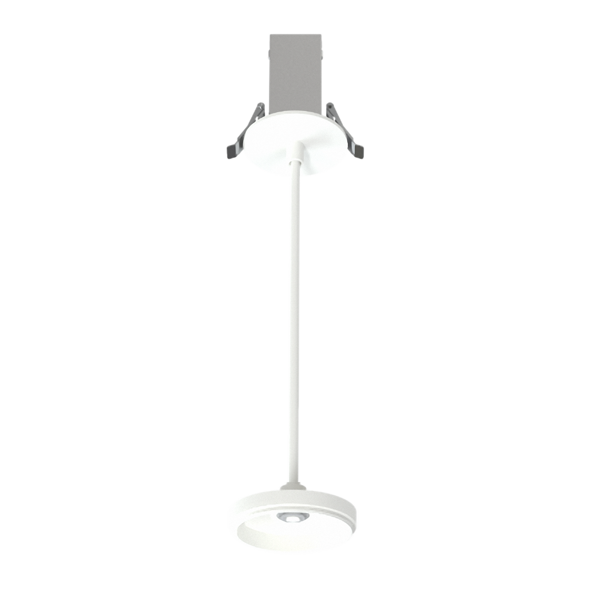 Luxrite LR43792 4.5" Cylinder System - Recessed Mount 8' Cable White Finish