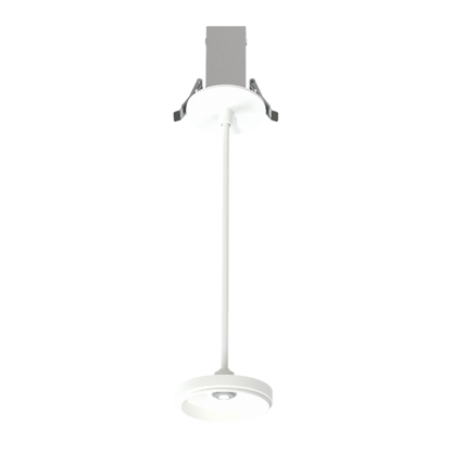 Luxrite LR43792 4.5" Cylinder System - Recessed Mount 8' Cable White Finish