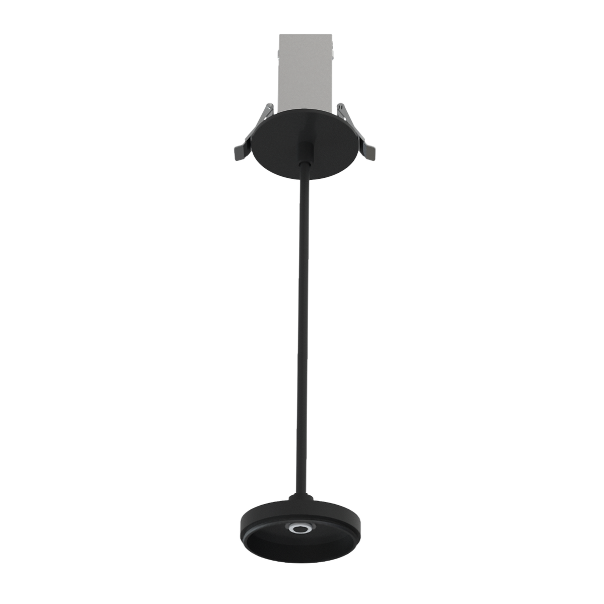 Luxrite LR43793 4.5" Cylinder System - Recessed Mount 8' Cable Black Finish