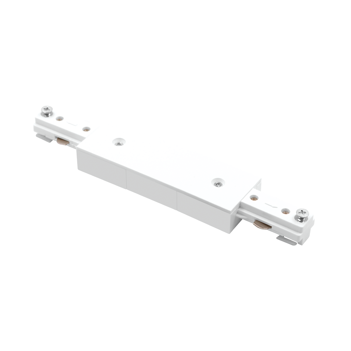 Luxrite LR43834 H-track Straight Connector - White Finish