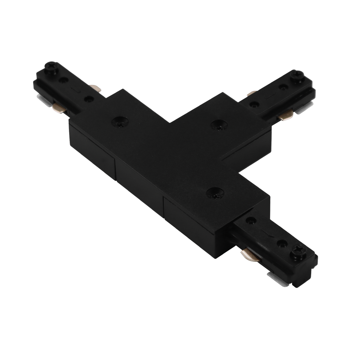 Luxrite LR43839 H-track T Connector - Black Finish
