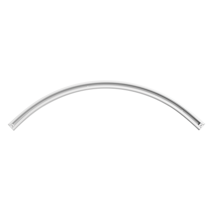 Luxrite LR43848 2' Surface Mount H-type Single Circuit 3-WIRE Curved Track - White Finish